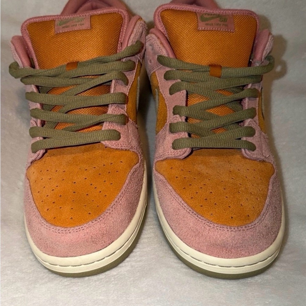 Nike SB Dunk Low Pro Red Stardust Men's Sz 15 Athletic Shoes Pink and Orange